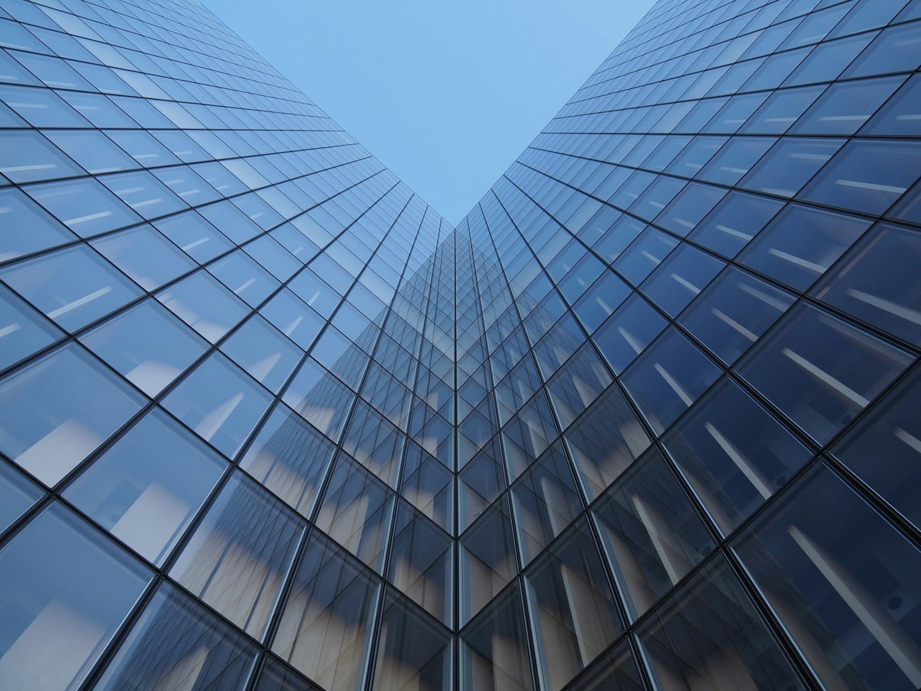 Glazed commercial facade